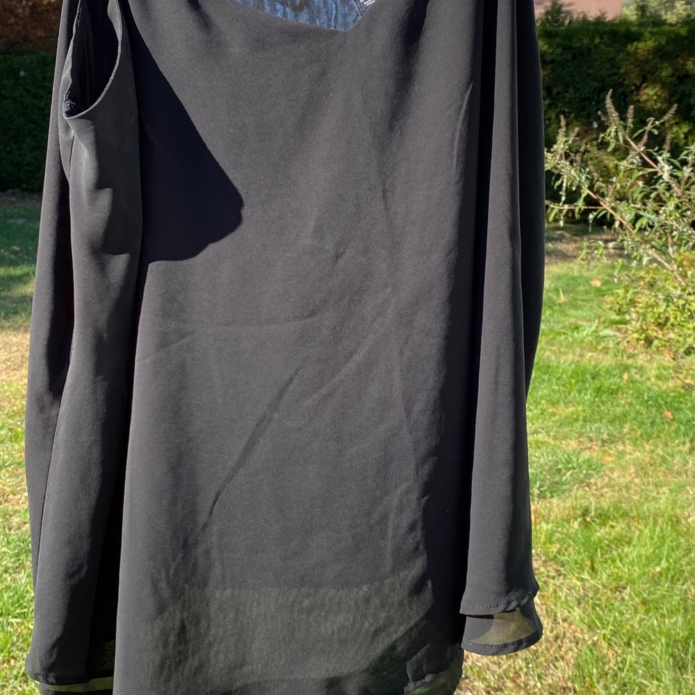 Torrid black flowy camisole